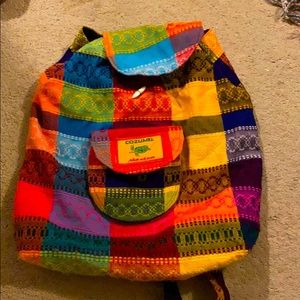 Book sack bag and purse from Cozumel Mexico